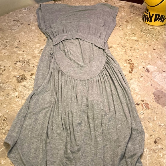 Urban Outfitters Gray Open Back Jersey Dress - Picture 7 of 10